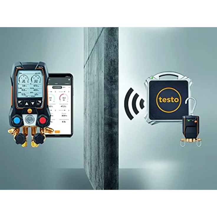 Testo 560i, Digitale Kältemittelwaage mit Bluetooth für präzise Befüllung, kompakt und robust – Bild 2