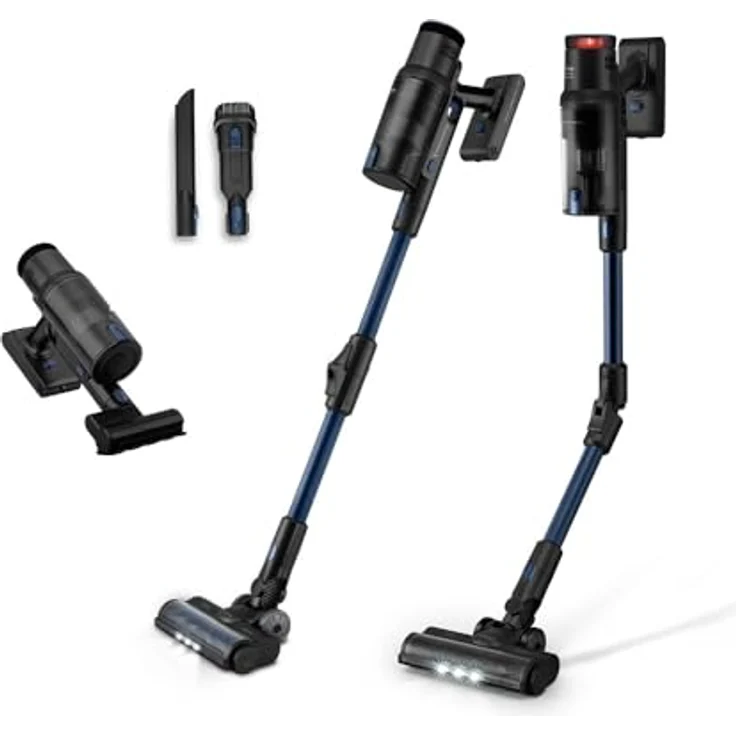 Ufesa U7 Digital Pro Akku-Staubsauger, 500W, Digitaler Brushless-Motor, 29,6V, 80 Min Laufzeit, Multizyklon-Technologie, Digitales Display, Multisurface-Bürste mit Licht, 4 Saugmodi, Zubehör – Bild 1