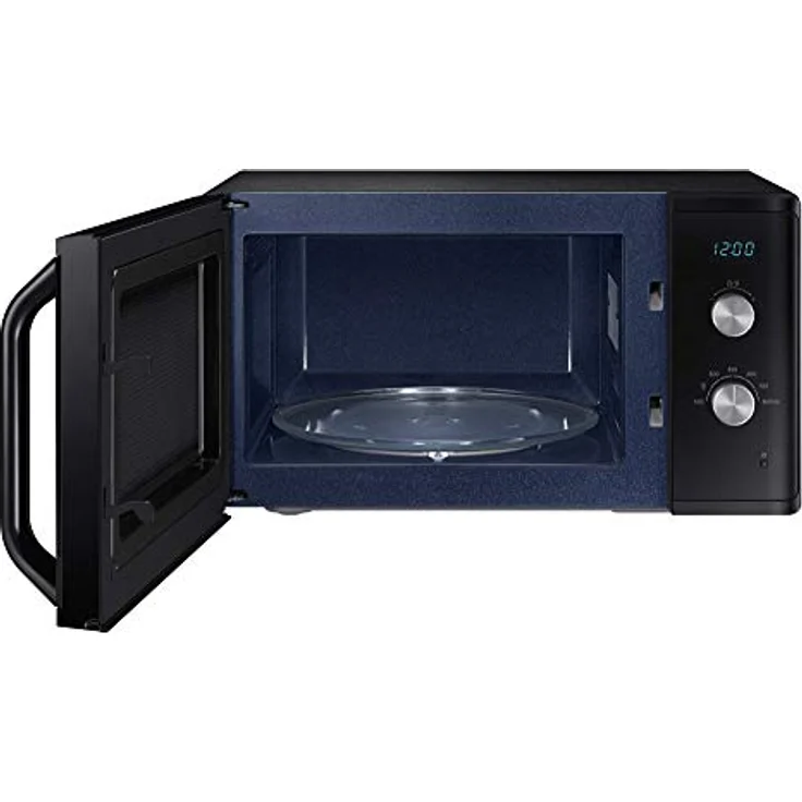 Samsung MS23K3614AK, Solo-Mikrowelle 23L, 800W, Keramik-Emaille-Hohlraum, schwarz – Bild 4