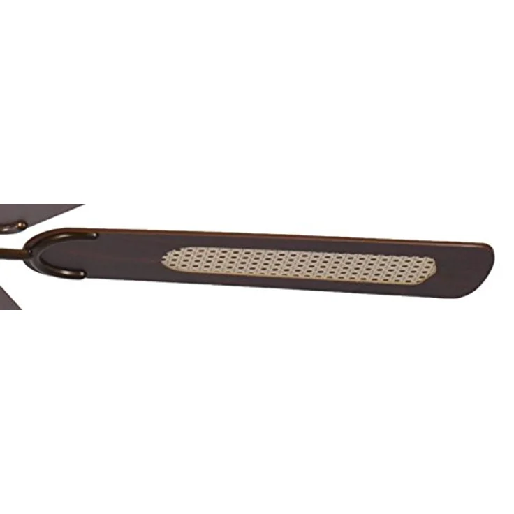 Pepeo Deckenventilator ohne Beleuchtung Potkuri, Gehäuse Bronze Antik, Wendeflügel Mahagoni oder Mahagoni mit Rattaneinlage , 132 cm, für Räume bis zu 25m² – Bild 6