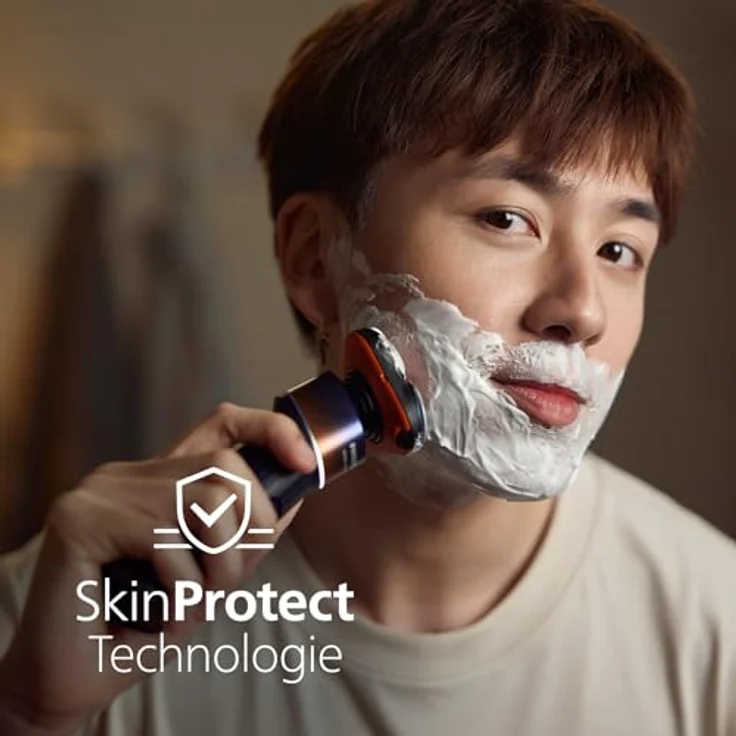 Philips Shaver Series 5000X Elektrorasierer, Skin Protect Technologie, flexibler 360-Grad-Scherkopf, Schnellladung - Modell X5012/00 – Bild 3
