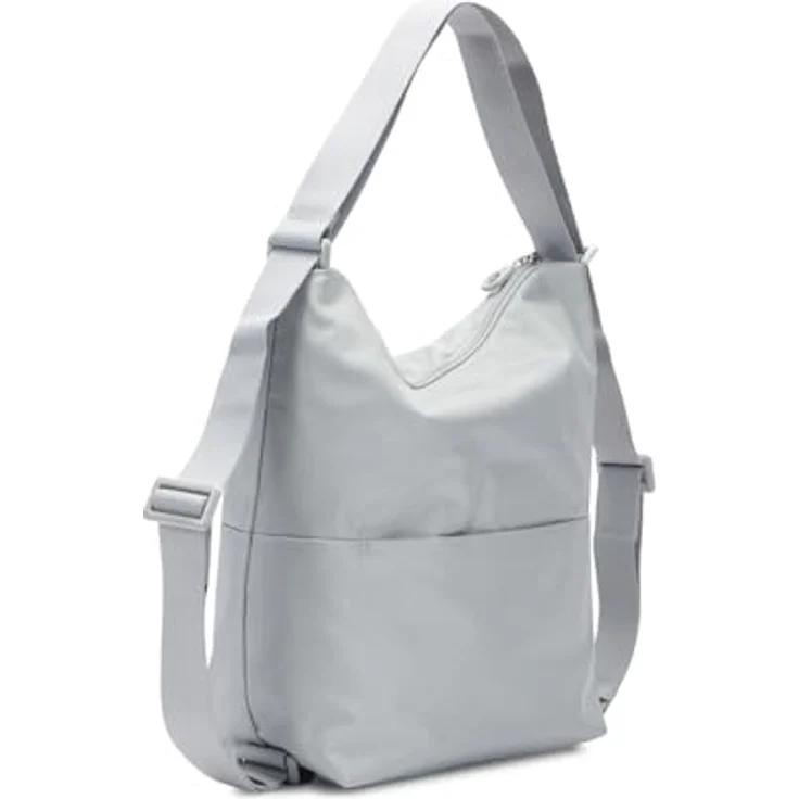 Mandarina Duck MD20 Slide Crossover, Damen-Handtasche mit Rucksackfunktion, Grau, 36 cm breit, 33 cm hoch, 10 cm tief – Bild 2
