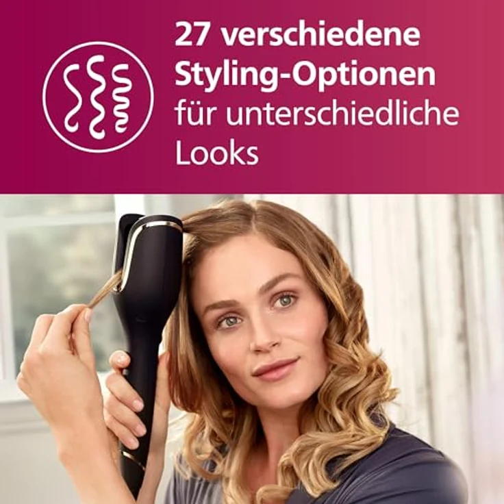 Philips BHB876-00 StyleCare Prestige Automatischer Lockenstab für voluminöse & glamouröse Locken – Bild 5
