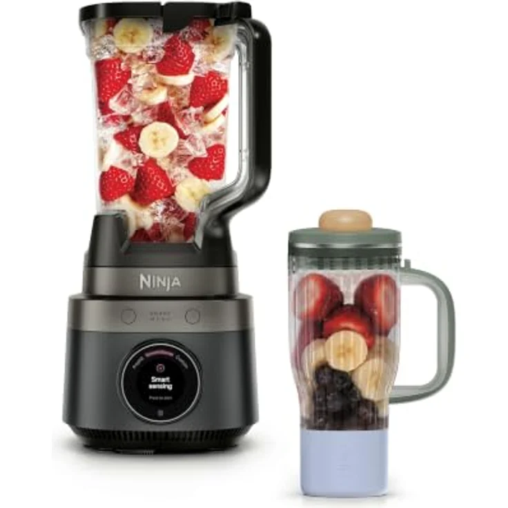Ninja CrushBOSS 2-in-1-Duo-Mixer mit BlendBOSS-Becher – Onyx in Onyx | LB301EUBK | von SharkNinja – Bild 1