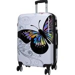 Warenhandel König – Koffer, Schmetterling weiß (Mehrfarbig) - unknown