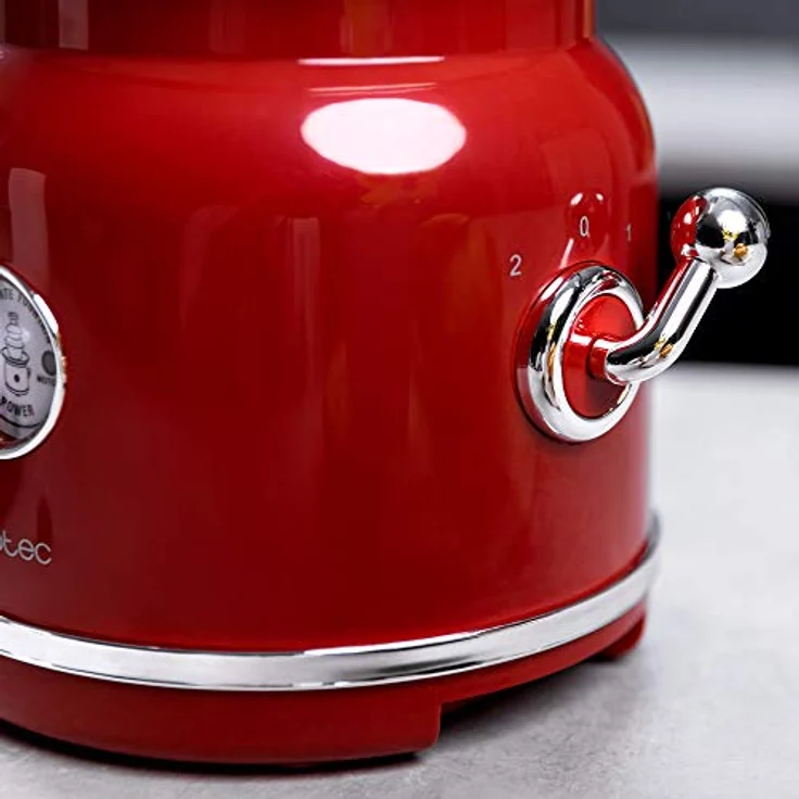 Cecotec Fun Chocolicious Schokoladenbrunnen 90W, 3 Ebenen, Edelstahl, rot – Bild 6