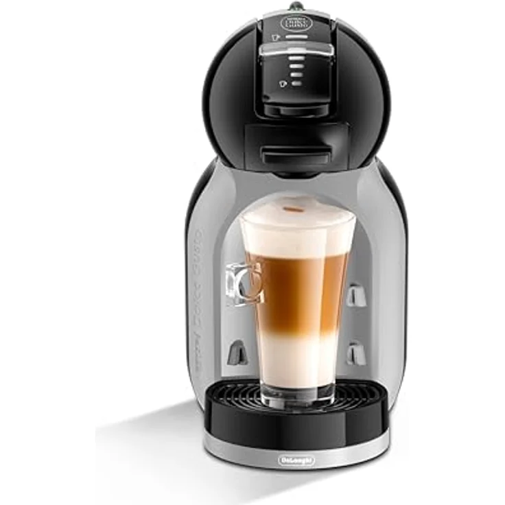 De'Longhi EDG 155.BG Dolce Gusto Mini Me Kapsel Kaffeemaschine (für heiße und kalte Getränke, 15 bar Pumpendruck, 0,8l Wassertank) black - arctic Grey – Bild 2