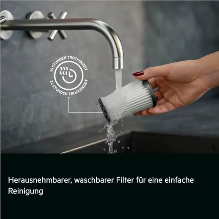 AEG Ergorapido Plus CX7-3-45CR, 2in1 Akku Staubsauger mit 50% stärkeren Saugkraft, rot – Bild 14