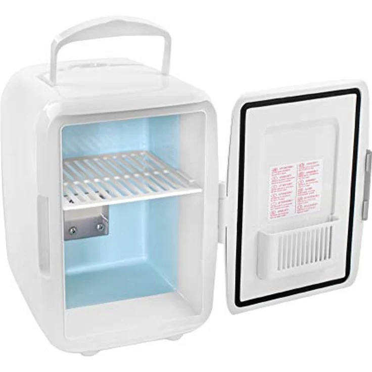 MT MALATEC Mini Kühlschrank & Warmhaltebox 4L, Kühl- und Heizfunktion, kompakt, 12V/220V, Weiß/Schwarz – Bild 3