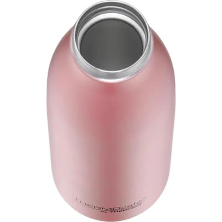 THERMOS Isolier-Trinkflasche TC Bottle, 0,5 L, rosé gold matte Optik, doppelwandiger Edelstahl, frei von BPA,, unzerbrechlich, 100 % dicht - auch bei Kohlensäure, leichtes Öffnen ohne Abrutschen, gummierter Drehverschluss schlankes Design, spülmaschinenge – Bild 6