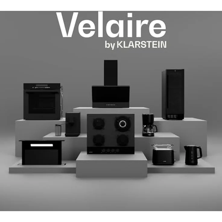 Klarstein Induktions-Kochfeld Velaire XFC503I-B1S, 3 Kochzonen 5500 W, Touch Timer, minimalistisches Design – Bild 8