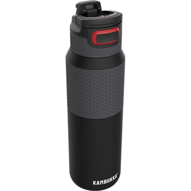 Kambukka Elton Insulated 1000ml Thermoskanne, doppelwandig vakuumisoliert, Farbe Nightfall, kühlt bis zu 48 Stunden, mit multifunktionalem Deckel – Bild 2