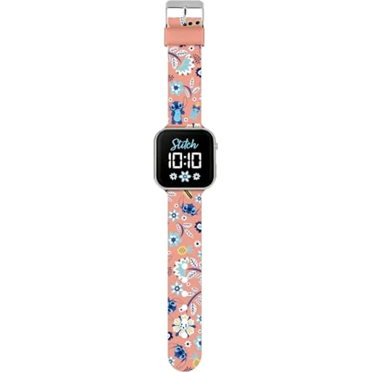 Lilo and Stitch Lässige Armbanduhr LAS4070, Digital mit LED-Anzeige, Mehrfarbiges Armband – Bild 2