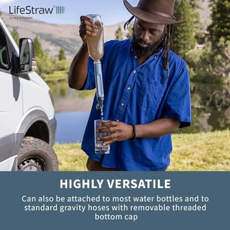 Lifestraw Peak Series Personal Wasserfilter Blau One Size - Ultraleicht, nachhaltig und verbesserte Durchflussrate – Bild 6