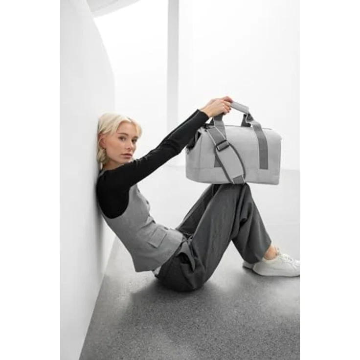 reisenthel Allrounder M, Handtasche in herringbone grey, ideal als Sport- und Wochenendtasche, perfekt für Handgepäck – Bild 7