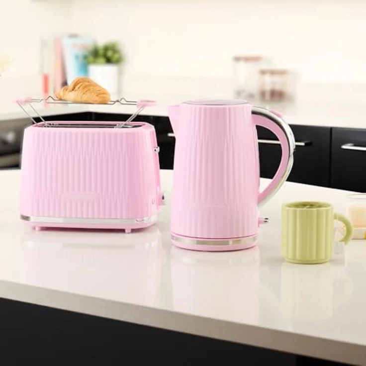 Russell Hobbs Toaster Eden [für 2 Scheiben] (6 Bräunungsstufen, Hebefunktion, Auftau-, Aufwärm- & Stoppfunktion, Krümelschublade, Brötchenaufsatz, Himbeere) 27372-56 – Bild 9