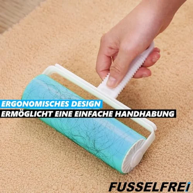 MAVURA Fusselroller FUSSELFREI wiederverwendbarer Fusselentferner Tierhaarentferner waschbar Flaumentferner abwaschbar - Preisvergleich – Bild 6