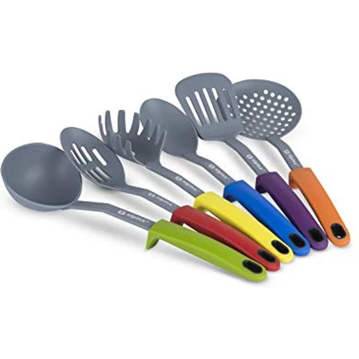 Alpina Küchenwerkzeuge 7-tlg. Set mit praktischem Drehständer – Bild 2