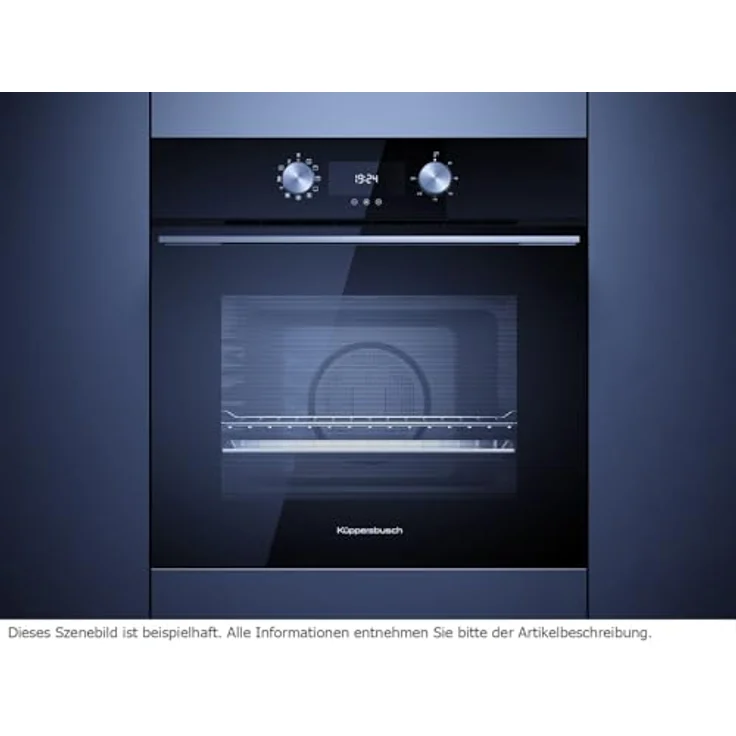 KÜPPERSBUSCH B 6200.0 S1 Backofen Schwarz, 9 Backofenfunktionen, XXL-Garraum 70 Liter, Schnellaufheizung, ökoClean – Bild 4