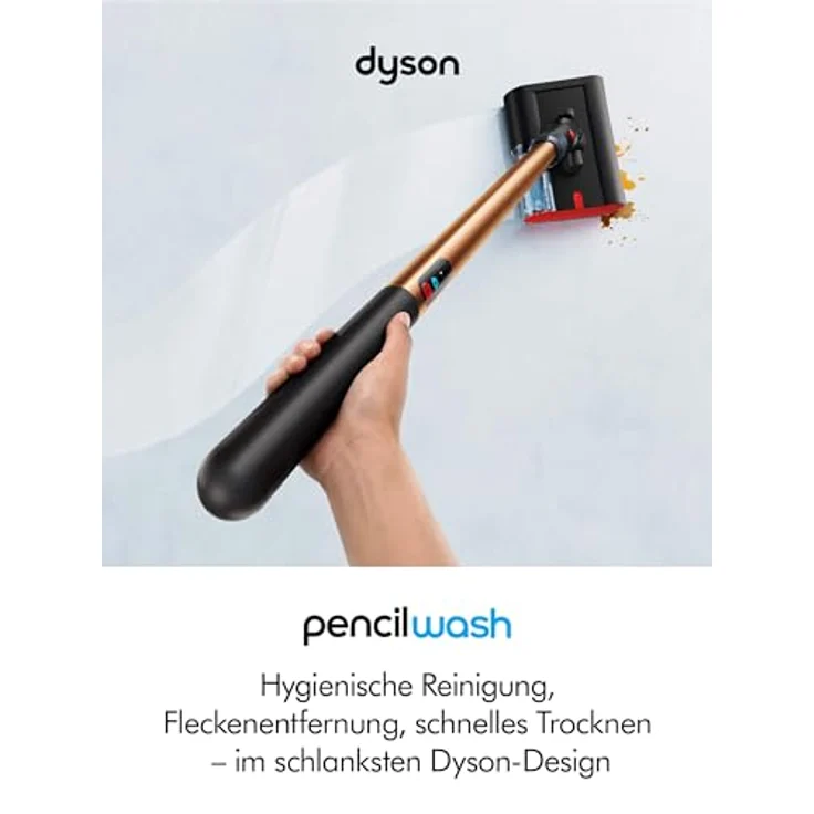Dyson Pencilwash™ Akku Nassreiniger – Selbstreinigend, Ultraschlankes Design, 30 Min. Laufzeit, Hygienische Reinigung für Hartböden, Fleckenentfernung und Saugen in einem – Bild 2
