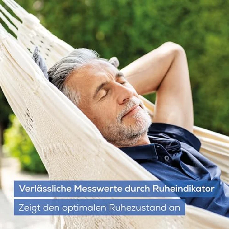 Beurer BM 38 Oberarm Blutdruckmessgerät, einfache Bedienung über einen einzigen Knopf, genaue Messung durch Ruheindikator, Arrhythmie-Erkennung, XL-Display, Manschette für 22-42 cm – Bild 4