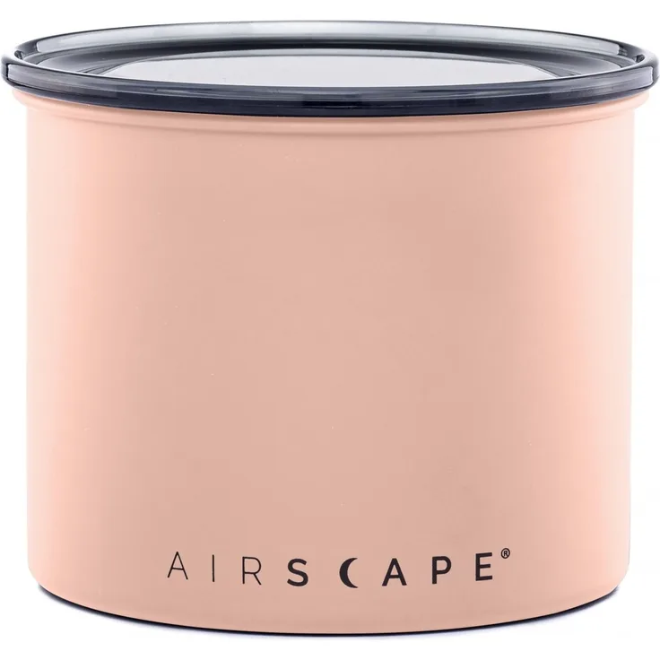 Airscape Edelstahl Kaffeedose Vorratsdose luftdicht 946ml altrosa matt AS4104