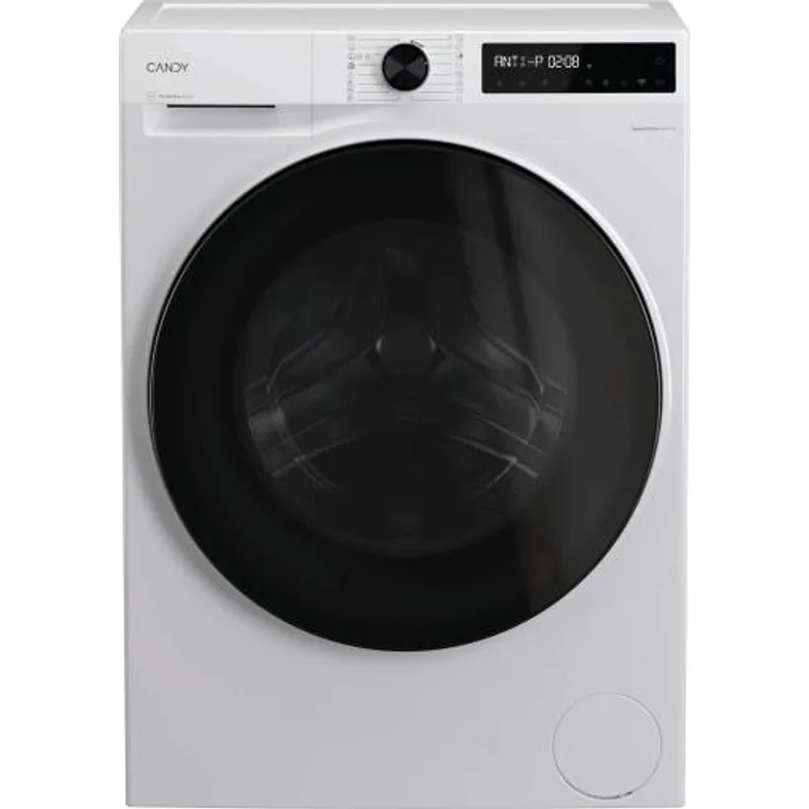 Candy BWR 485SBL6-S, Waschtrockner, freistehend, 8 kg Wasch- und 5 kg Trockenkapazität, Energieeffizienzklasse A, Weiß, Schwarz