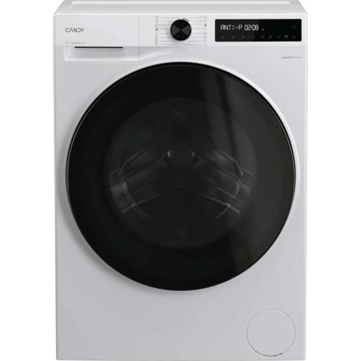 Candy BWR 485SBL6-S, Waschtrockner, freistehend, 8 kg Wasch- und 5 kg Trockenkapazität, Energieeffizienzklasse A, Weiß, Schwarz