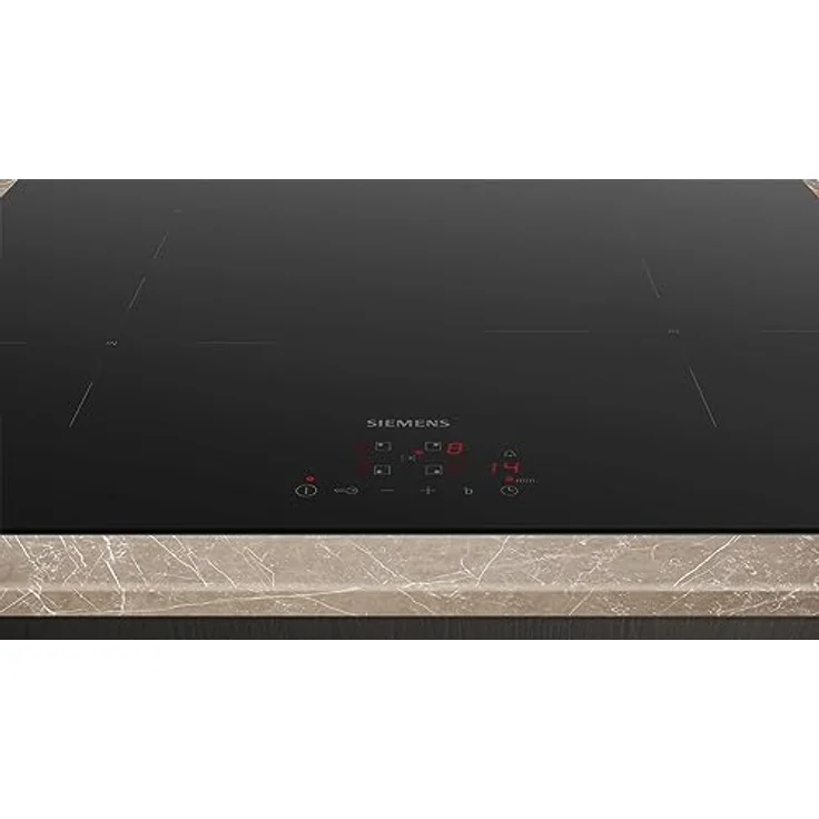 Siemens EU611BEB6E iQ100, Induktionskochfeld, 60 cm, Schwarz, Rahmenlos aufliegend, TouchControl, powerBoost, powerInduktion - schneller, sauberer und sicherer kochen – Bild 2