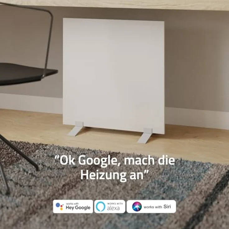 Hombli Smart Infrared Panel Heater - 350W Metal, Nano-Carbon-Kristall-Infrarot-Technologie, Zeitloses Design, WLAN-Verbindung – Bild 8