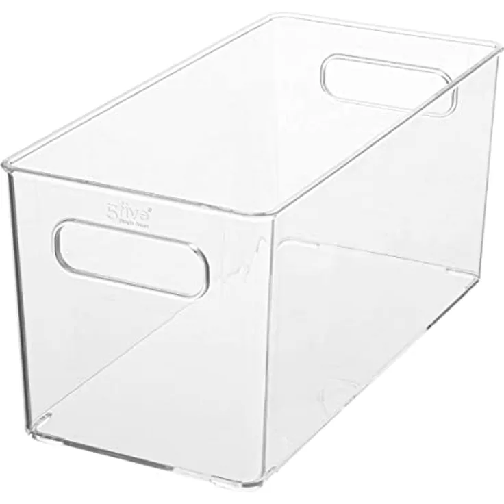 5 five simply smart Plastikkorb "selena", transparent, 15x31 cm für Küchenorganisation