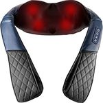 Fitleap Massagegerät, Nacken-Rücken-Schulter-Massagegerät, Shiatsu Massagegerät mit Infrarot-Wärme, schwarz