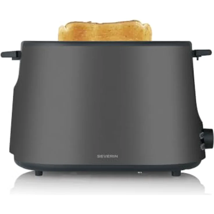Severin AT 9386, Toaster mit 2 Scheiben, 1000 W Leistung, Schwarz – Bild 1