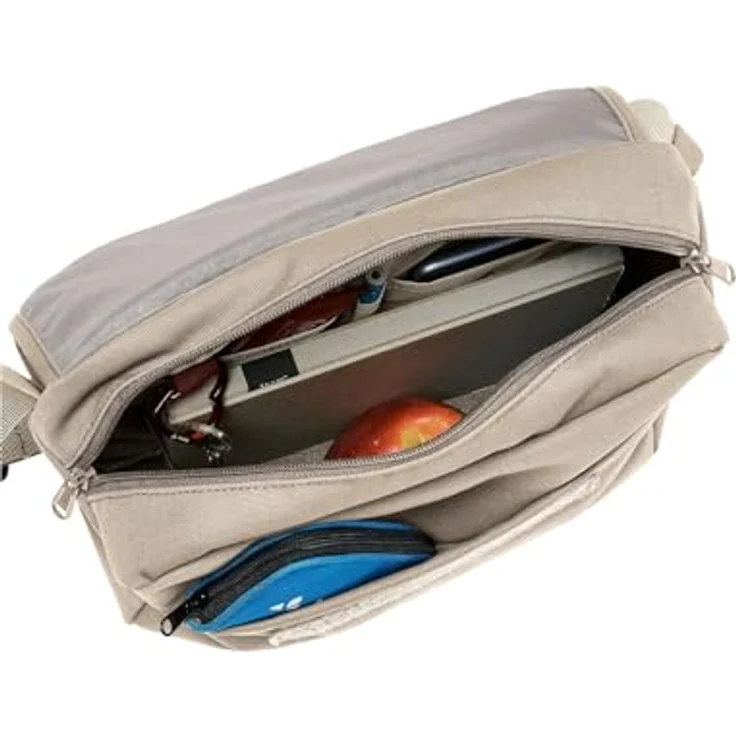 Vaude Coreway, Messenger Tasche mit geräumigem Hauptfach, Beige – Bild 7