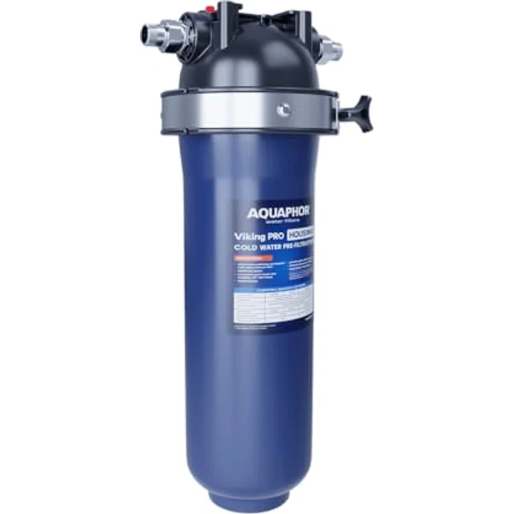Aquaphor Viking PRO Filtergehäuse aus VA4 Edelstahl, Wasserfilter mit Schnellverschlussanschlüssen – Bild 2
