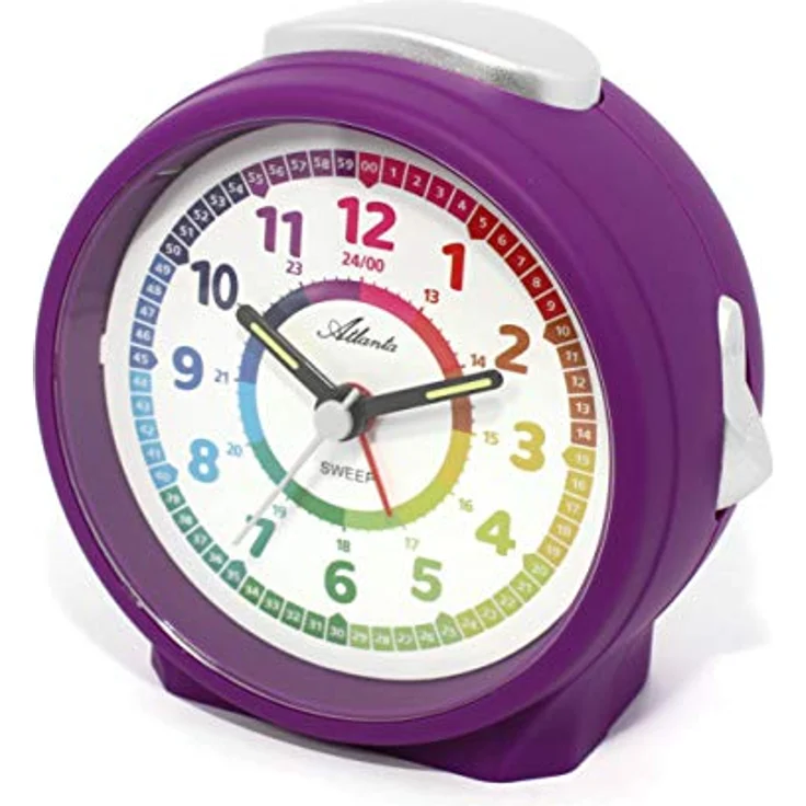 Atlanta Kinderwecker 1999/8, Quarz Lernwecker im kindgerechten Design, perfekte Geschenkidee – Bild 2