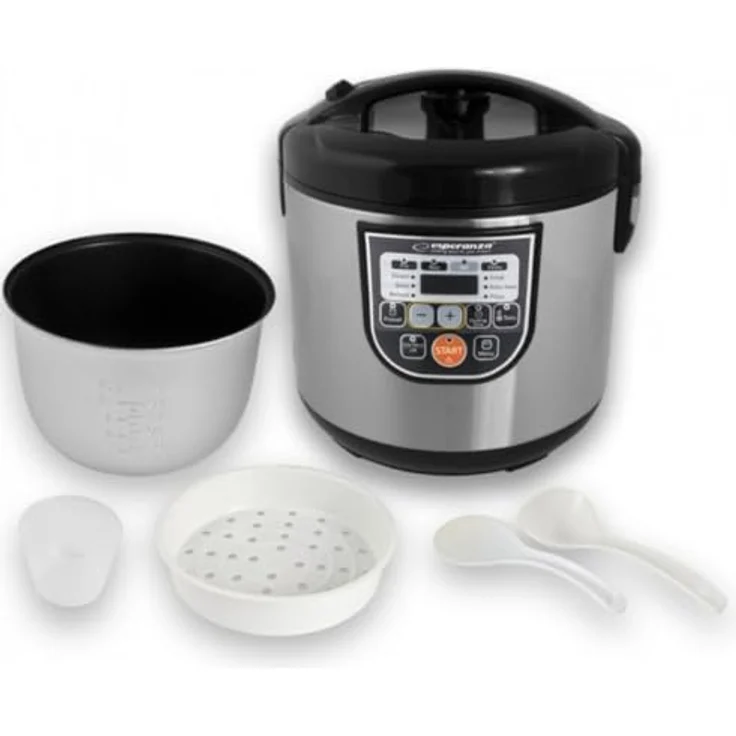 Esperanza EKG011 Multicooker Cooking 5 L 860 W Schwarz, Metallic – Bild 8