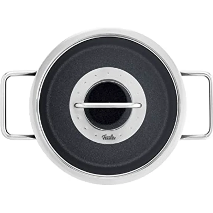 Fissler Adamant Aluminium-Kochtopf (Ø 24 cm, 4,9L) mit Glas-Deckel, antihaftend - Induktion, Anthrazit – Bild 3