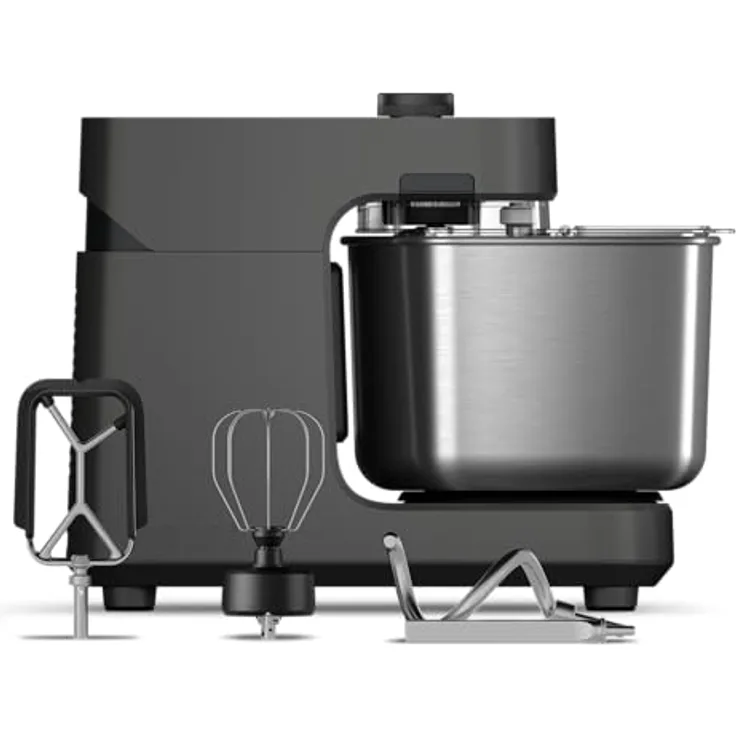 Ooni Halo Pro Spiralmixer Polar-Weiß – Profi-Teigqualität für Zuhause, hohe Kapazität, knetet, rührt und schlägt