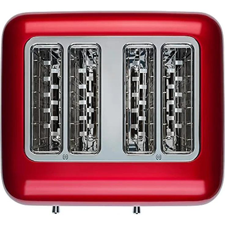 KitchenAid 5KMT4205ECA 4-Scheiben Toaster mit Sandwichzange, 2500W, 7 Bräunungsstufen, LED-Timer, Aluminiumdruckguss, liebesapfelrot, Serie: 5KMT4205 – Bild 2
