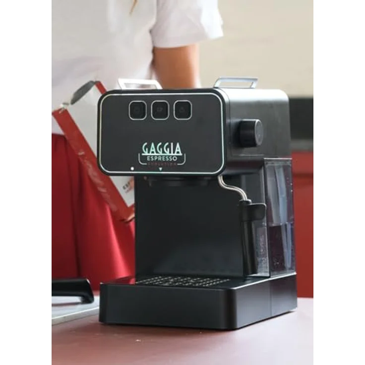 Gaggia ESPRESSO EVOLUTION nero EG2115/01, Siebträgermaschine, Schwarz – Bild 7