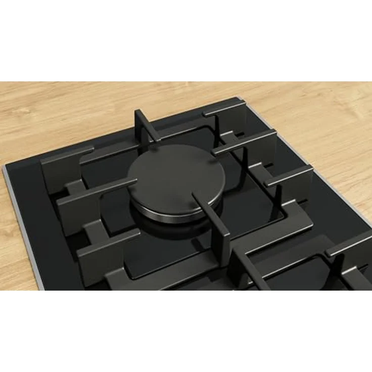 Bosch Serie 8 PRB3A6I40, Domino-Gaskochfeld, 30 cm, Glaskeramik, Schwarz, mit FlameSelect und Sicherheits-Gasabschaltung – Bild 3