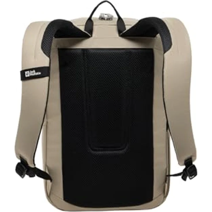 Jack Wolfskin Daypack TERRACADE, 24 Liter Rucksack mit gepolsterter Laptophülle und CROSSRIP 300D RE, schwarz – Bild 2