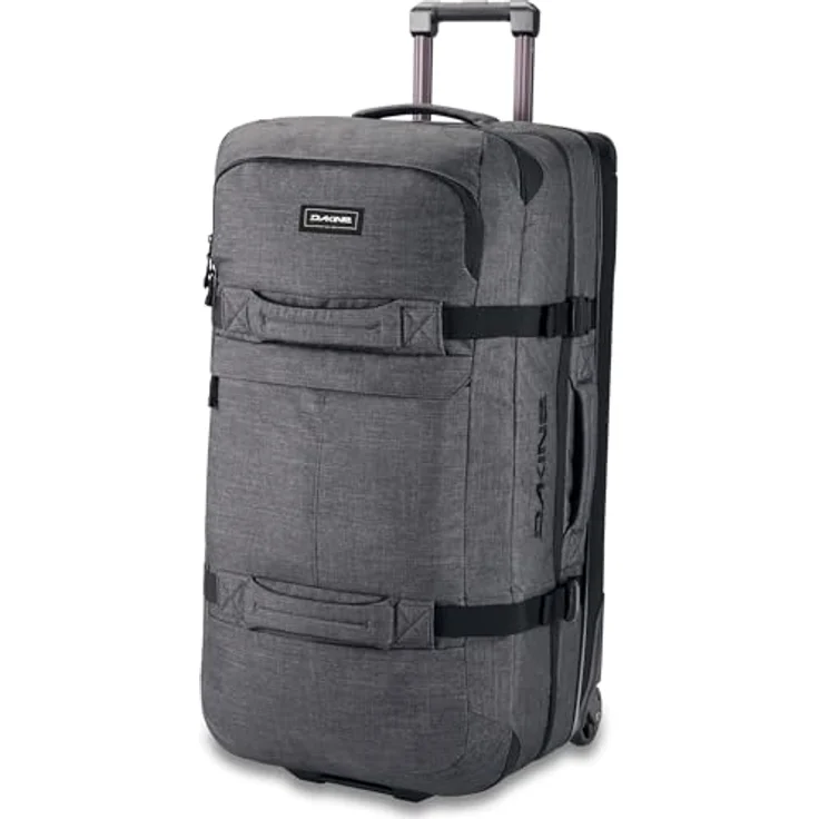 Dakine Geteilte Rolltasche, 110 l, Carbon, Einheitsgröße, 110 Liter, robuste Räder, geteiltes Ebenen-Design – Bild 1