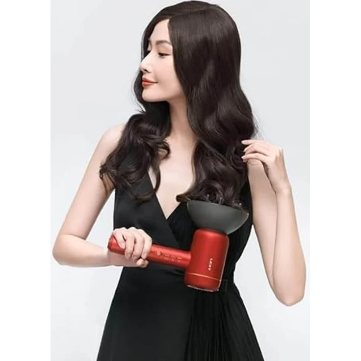 Jimmy F6 Ruby Red Max Air Spee Haartrockner, 1800 Watt, Überhitzungsschutz, Thermo-Sensor-Technologie, rot – Bild 4