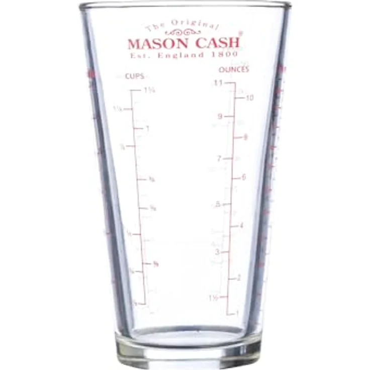 Mason Cash Messbecher, Borosilikatglas, transparent, 8,5 x 8,5 x 14,5 cm, 350 ml – Bild 2