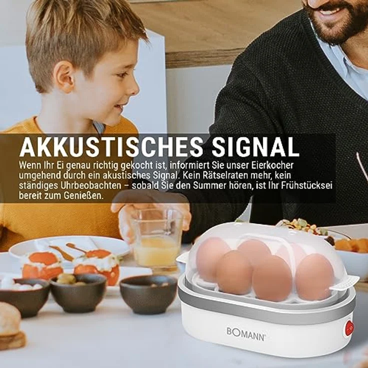 Bomann EK 5022 CB weiss Eierkocher – Bild 6