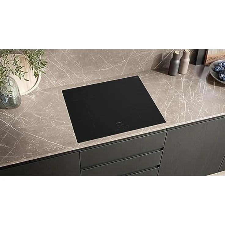 Siemens EU611BEB6E iQ100, Induktionskochfeld, 60 cm, Schwarz, Rahmenlos aufliegend, TouchControl, powerBoost, powerInduktion - schneller, sauberer und sicherer kochen – Bild 3