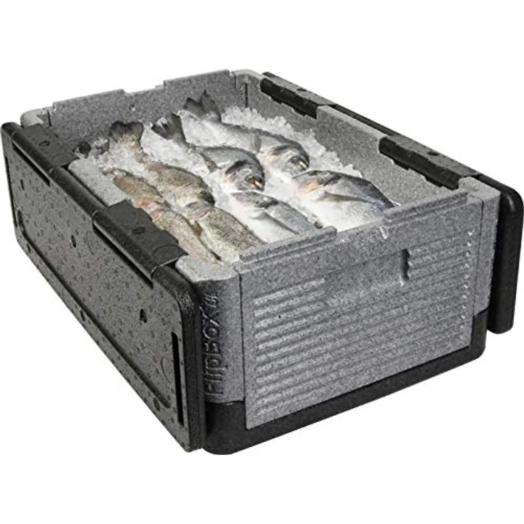 Isolierbox Flip-Box UL, 39L, grau, schwarz – Bild 5