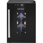 ProfiCook PC-WK 1230 Weinkühlschrank, freistehend, schwarz, 6 Flaschen, Breite 24.6 cm, Energieklasse G